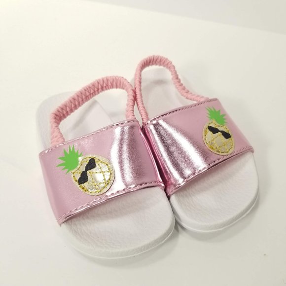 Baby Toddler Sandal Size 5 Pineapple Beach Tropic - Picture 1 of 4